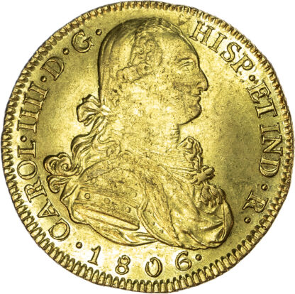 Colombia (colonial), Charles IV (1788-1808), gold 8 Escudos, 1806