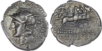 M. Baebius, Silver Denarius