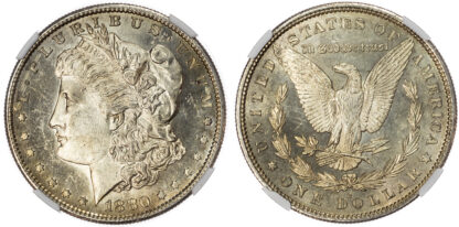 USA, silver Morgan Dollar, 1880, San Francisco - MS 64