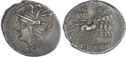 L. Saturninus, Silver Denarius