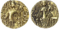 India, Kushan Empire, Kipunada (c. 350-375 ), gold Dinar