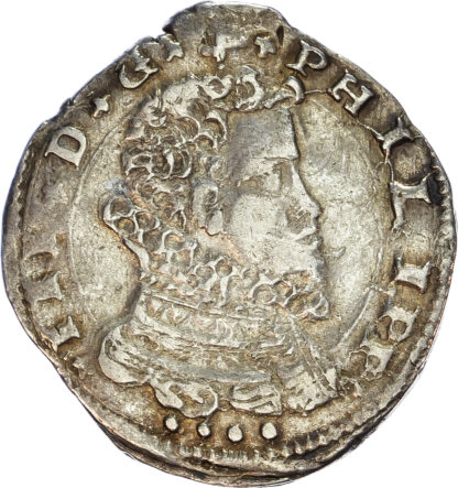 Italy, Sicily, Philip III (1598-1621), silver 4 Tarì, 1612