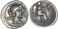 Cato the Younger, Silver Denarius