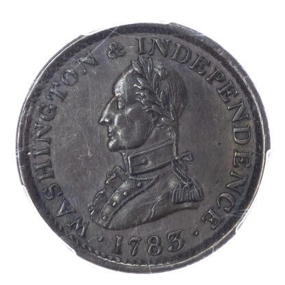 USA, Washington copper Cent, 1783 - AU 58