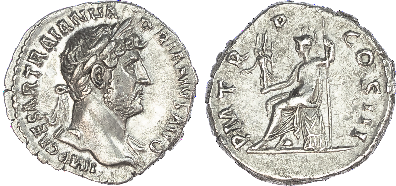 Hadrian, Silver Denarius