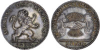 Netherlands, Brabant, silver Florin, 1790, Brussels