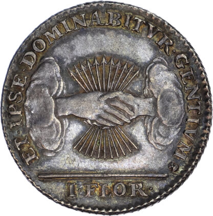 Netherlands, Brabant, silver Florin, 1790, Brussels