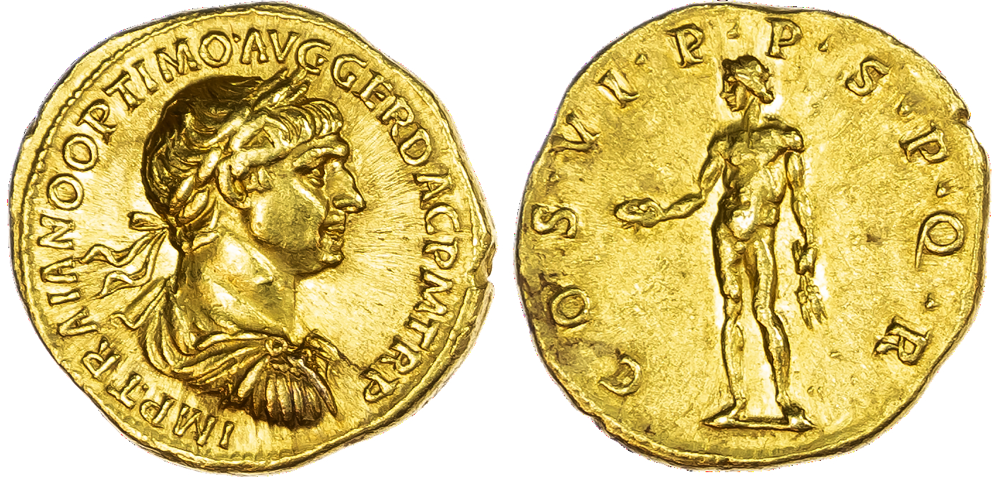 Trajan, Gold Aureus