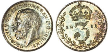 George V (1910-1936), Maundy Set, 1911