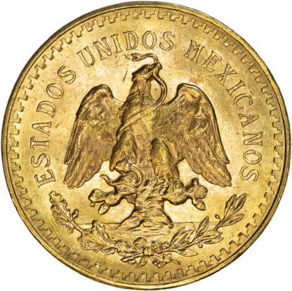 Mexico, Republic, gold 50 Pesos, 1947, Centennial of Independence
