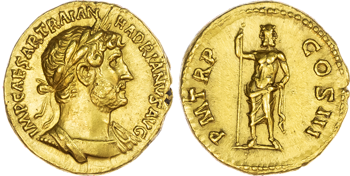 Hadrian, Gold Aureus