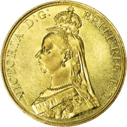 Victoria (1837-1901), Five Pounds, 1887
