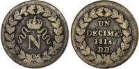 France, First Empire, Napoleon (1804-1814), bronze 10 Cents