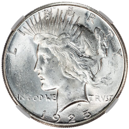 USA, silver Peace Dollar, 1925, San Francisco - MS 63