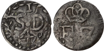 Santo Domingo (under Spain), Venezuela, Ferdinand VII (1808-1833), bronze 1/4 Real - rare