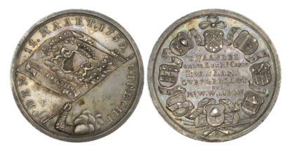Netherlands, Utrecht, The Company of Black Knights (De Swarte Knegten), Silver Medal, 1759