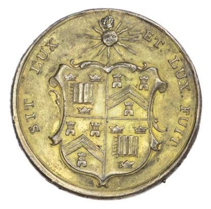 University of Oxford, "The Lord is my Light", Silver Gilt Medal