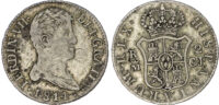 Spain, Ferdinand VII (1808-1833), silver 2 Reales, 1814