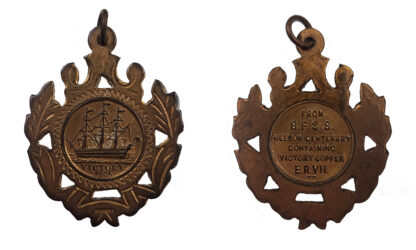 British & Foreign Sailors Society HMS Victory 1805-1905 Centenary Souvenir Medallion