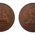Lord Nelson's Flagship 'Foudroyant' 1897 Wreck Copper Medallion