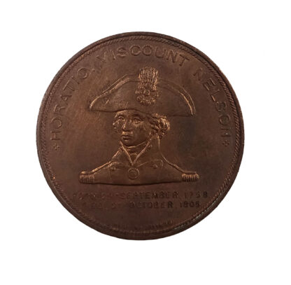 Lord Nelson's Flagship 'Foudroyant' 1897 Wreck Copper Medallion