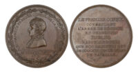 France, Napoleon, Battle of Marengo, Copper Medal 1800 by Brenet and H Auguste