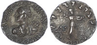 Kings of Baktria, Menander I AR Drachm