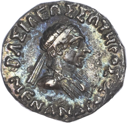 Kings of Baktria, Menander I AR Drachm