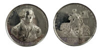 BATTLE OF CAMPERDOWN, DUTCH FLEET DEFEATED, WM MEDAL 1797