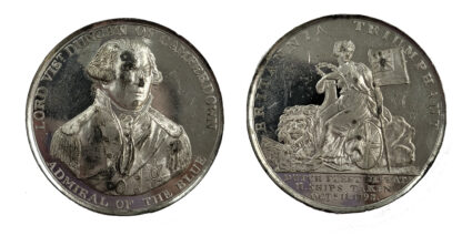BATTLE OF CAMPERDOWN, DUTCH FLEET DEFEATED, WM MEDAL 1797
