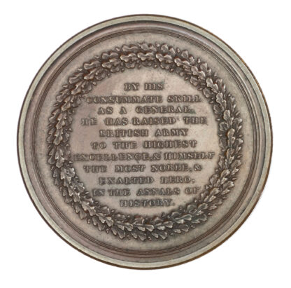 George III, Wellington, Continental Victories Copper Box Medal 1815