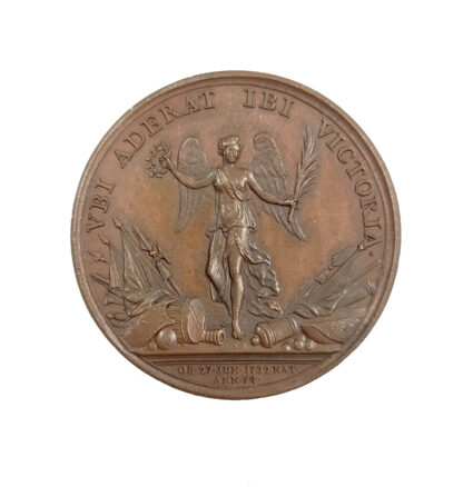 John Churchill, Duke of Marlborough (1650-1722), Death, Copper Medal, 1722