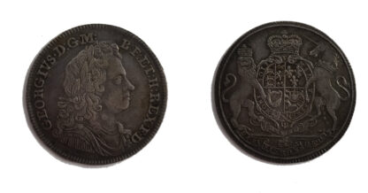 GEORGE I (1714-27), SILVER CORONATION MEDALET 1714