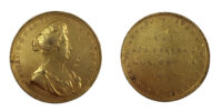 William and Mary, Death of Mary, Bronze Gilt Medal 1694