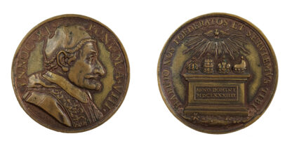 Pope Innocent XI, Christian Alliance against the Turks, Bronze Medal 1684