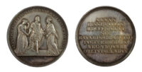 Greece, Otto I (1832-1862), Return of Ludwig I of Bavaria (Father of the King) from Greece, Silver Medal 1836