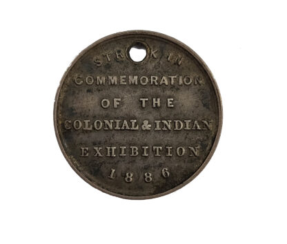 Indian and Colonial Exhibition, Silver Medalet 1886