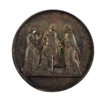 Greece, Otto I (1832-1862), Return of Ludwig I of Bavaria (Father of the King) from Greece, Silver Medal 1836