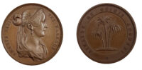 Greece, Otto I (1832-1862), Queen Amalia, Bronze Medal - RRRR