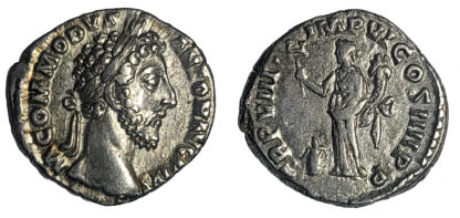 Commodus, Silver Denarius