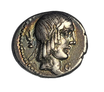 L. Calpurnius Piso Frugi, Silver Denarius