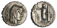 A. Postumius Albinus, Silver Denarius