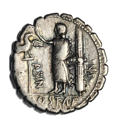 A. Postumius Albinus, Silver Denarius