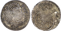 Portuguese India, Joao VI (1818-1826), silver Rupia, 1826