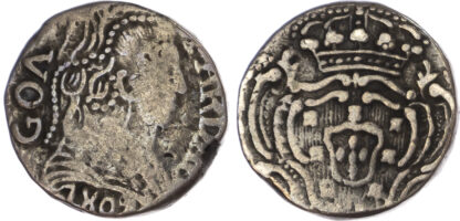 Portuguese India, Maria I (1788-1809), silver Paradau, 1802