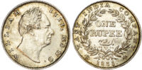 India, EIC, William IV (1830-1837), silver Rupee, 1835