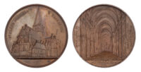 Norway, Trondheim, St Olaf's Cathedral, Copper Medal 1862
