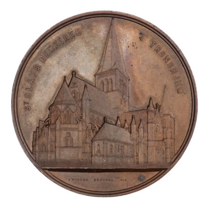 Norway, Trondheim, St Olaf's Cathedral, Copper Medal 1862