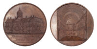 Netherlands, Amsterdam, Town Hall, Copper Medal 1850