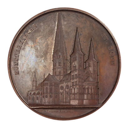 Germany, Bonn, Minster Church, Copper Medal 1855